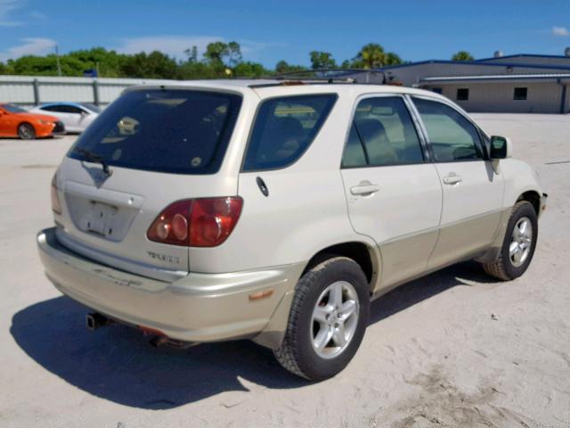 JT6HF10U7X0050034 - 1999 LEXUS RX 300 WHITE photo 4