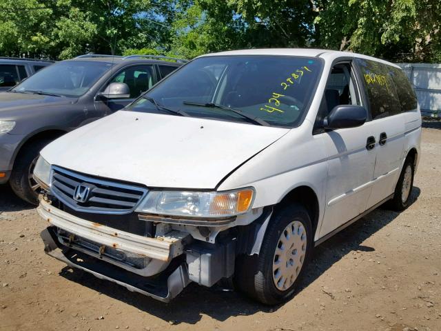 5FNRL18563B007903 - 2003 HONDA ODYSSEY LX WHITE photo 2