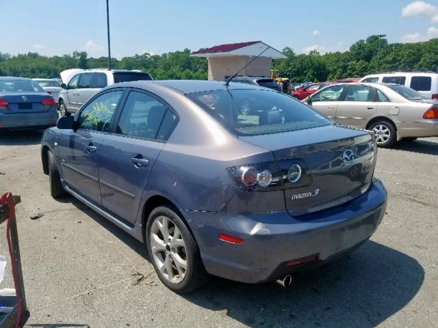 JM1BK324781859130 - 2008 MAZDA 3 S GRAY photo 3