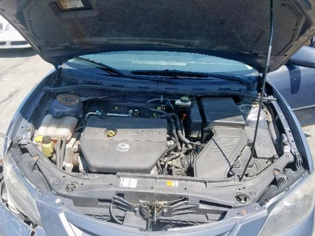 JM1BK324781859130 - 2008 MAZDA 3 S GRAY photo 7