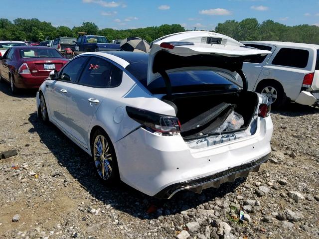 5XXGV4L23JG206188 - 2018 KIA OPTIMA SXL WHITE photo 3