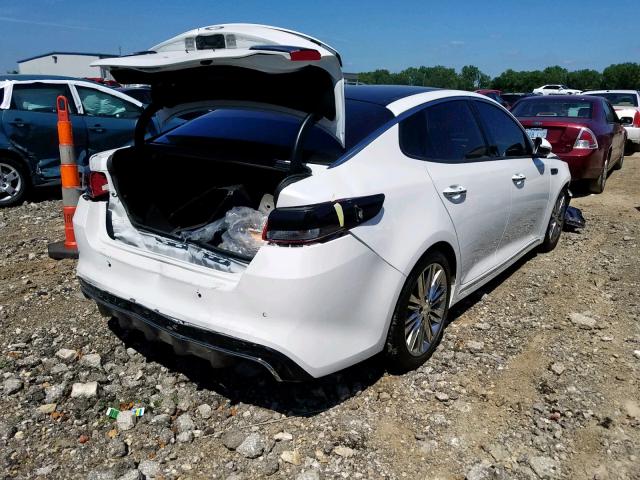 5XXGV4L23JG206188 - 2018 KIA OPTIMA SXL WHITE photo 4