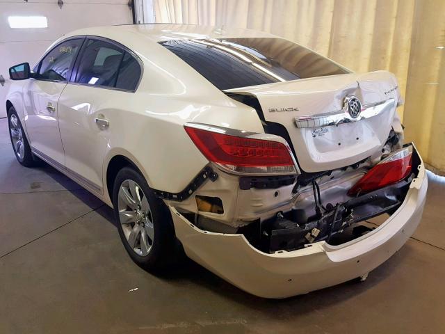 1G4GD5E33CF140799 - 2012 BUICK LACROSSE P WHITE photo 3