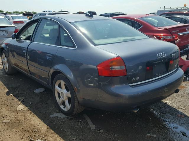 WAULT64BX4N069772 - 2004 AUDI A6 3.0 QUA GRAY photo 3