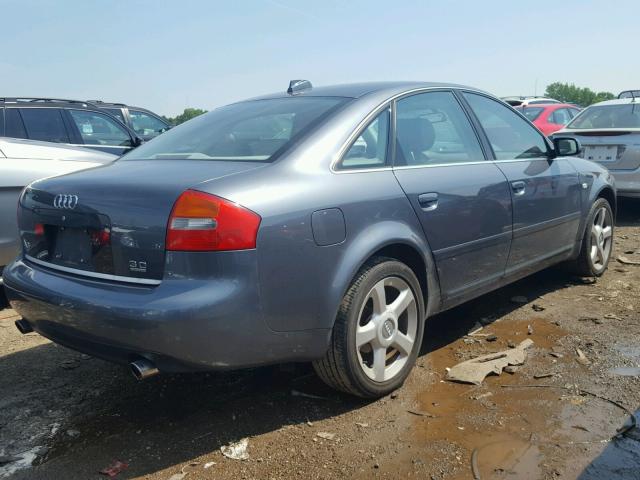 WAULT64BX4N069772 - 2004 AUDI A6 3.0 QUA GRAY photo 4