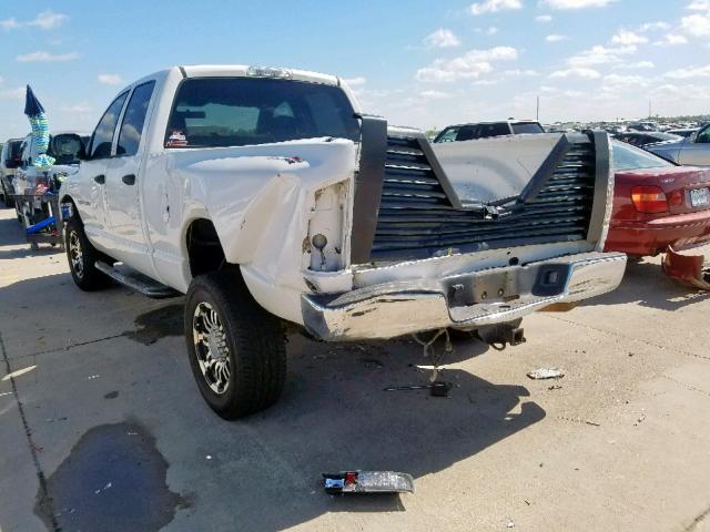 3D7KU28693G728424 - 2003 DODGE RAM 2500 S WHITE photo 3