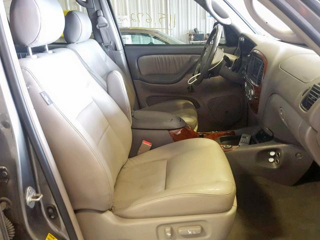 5TDBT48A37S292433 - 2007 TOYOTA SEQUOIA LI GRAY photo 5