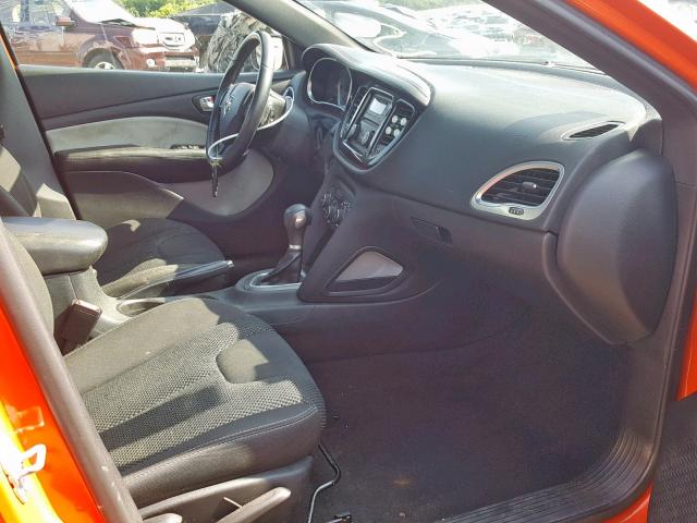 1C3CDFBB3FD422448 - 2015 DODGE DART SXT ORANGE photo 5