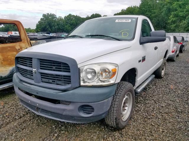 3D7KS26T29G563548 - 2009 DODGE RAM 2500 WHITE photo 2