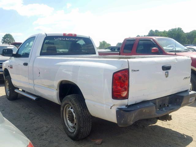 3D7KS26T29G563548 - 2009 DODGE RAM 2500 WHITE photo 3