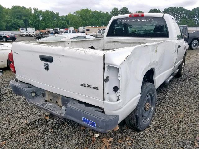 3D7KS26T29G563548 - 2009 DODGE RAM 2500 WHITE photo 4