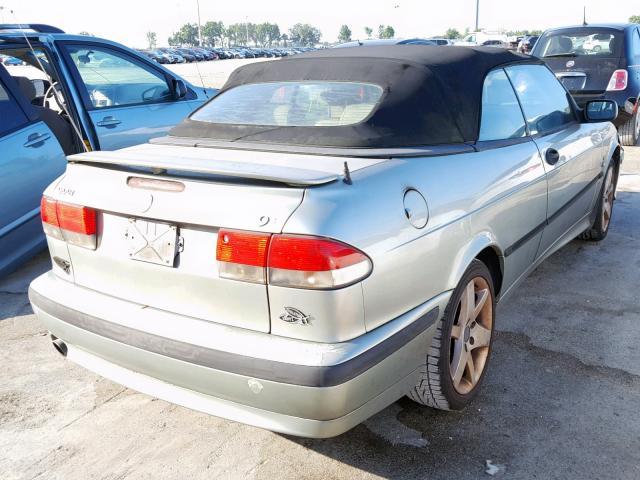 YS3DF78K627015734 - 2002 SAAB 9-3 SE GREEN photo 4