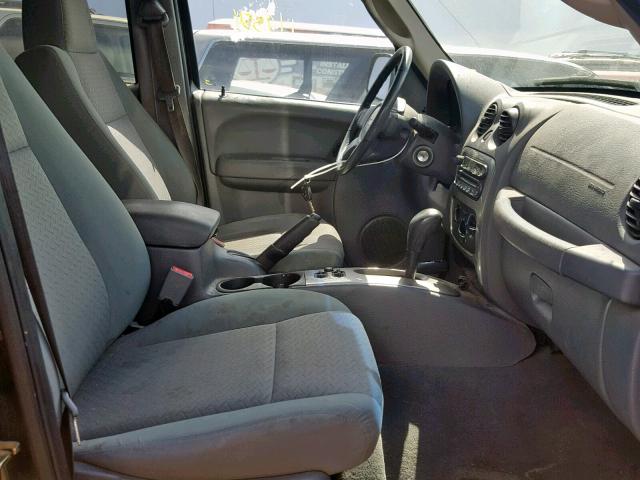 1J4GL38KX6W176471 - 2006 JEEP LIBERTY RE BLACK photo 5