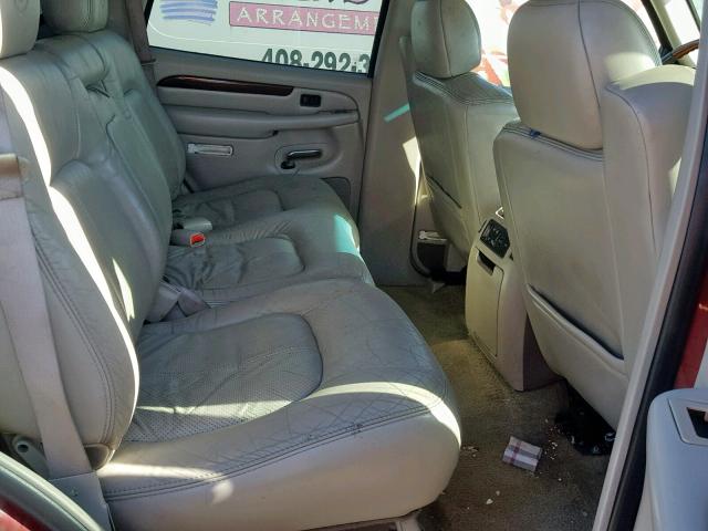 1GYEK63N02R234674 - 2002 CADILLAC ESCALADE L BURGUNDY photo 6