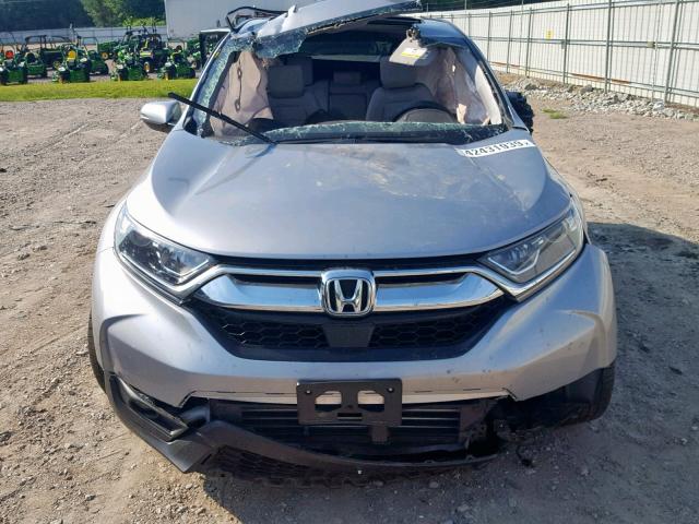 2HKRW1H89HH508617 - 2017 HONDA CR-V EXL SILVER photo 7