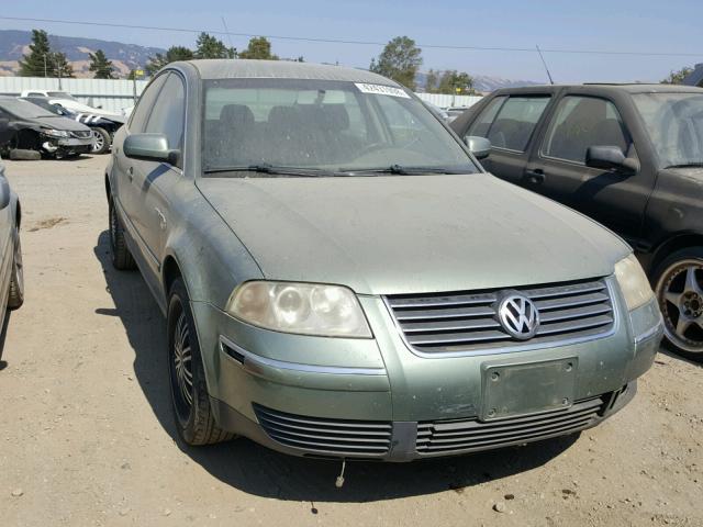 WVWMD63B53P184305 - 2003 VOLKSWAGEN PASSAT GL GREEN photo 1