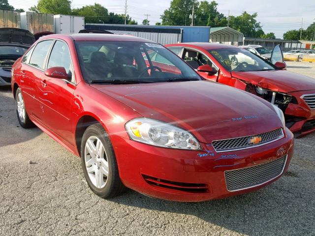 2G1WB5E30E1155754 - 2014 CHEVROLET IMPALA LIM RED photo 1