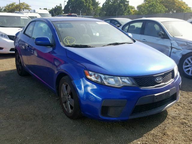 KNAFU6A23C5503916 - 2012 KIA FORTE EX BLUE photo 1