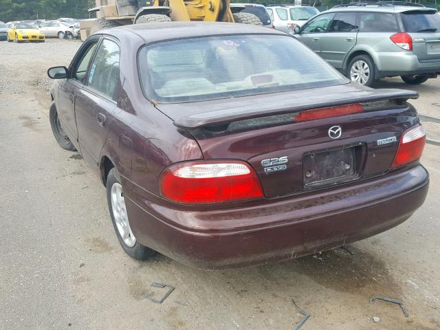 1YVGF22D6Y5102873 - 2000 MAZDA 626 ES MAROON photo 3