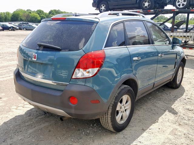 3GSCL33P38S653042 - 2008 SATURN VUE XE TEAL photo 4