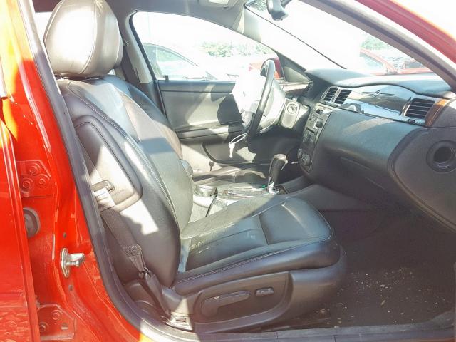 2G1WC5E34D1232346 - 2013 CHEVROLET IMPALA LTZ RED photo 5