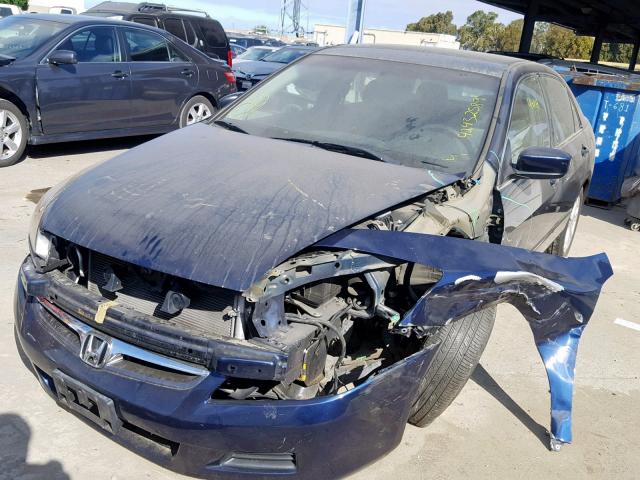 1HGCM56386A181787 - 2006 HONDA ACCORD SE BLUE photo 2