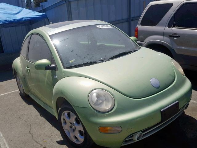 3VWCK21C12M434632 - 2002 VOLKSWAGEN NEW BEETLE მწვანე ფოტო 1