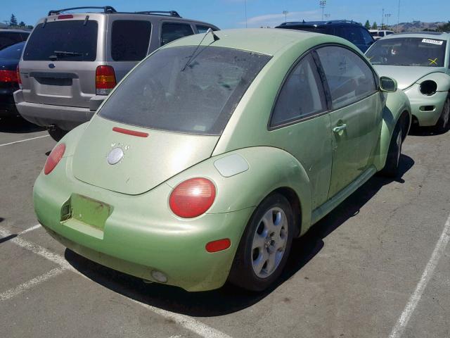 3VWCK21C12M434632 - 2002 VOLKSWAGEN NEW BEETLE მწვანე ფოტო 4