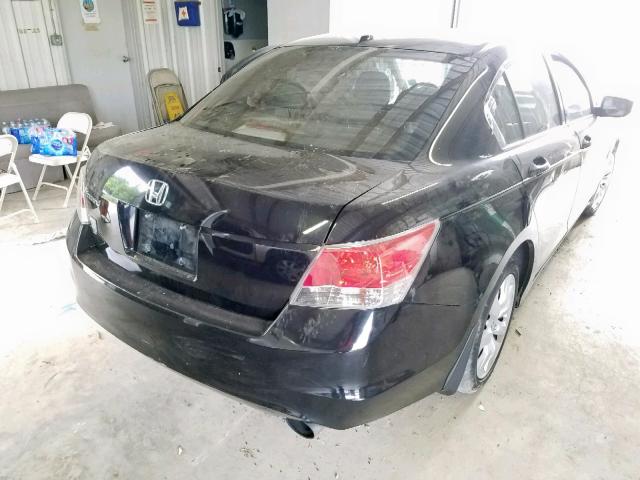 1HGCP26888A151158 - 2008 HONDA ACCORD EXL BLACK photo 4