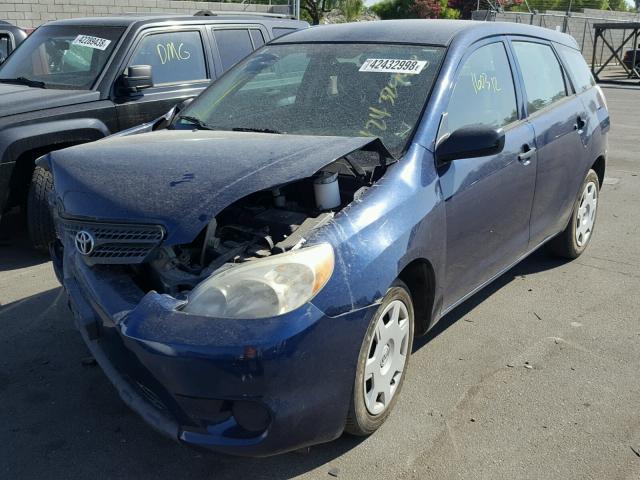 2T1KR32E07C672780 - 2007 TOYOTA COROLLA MA BLUE photo 2