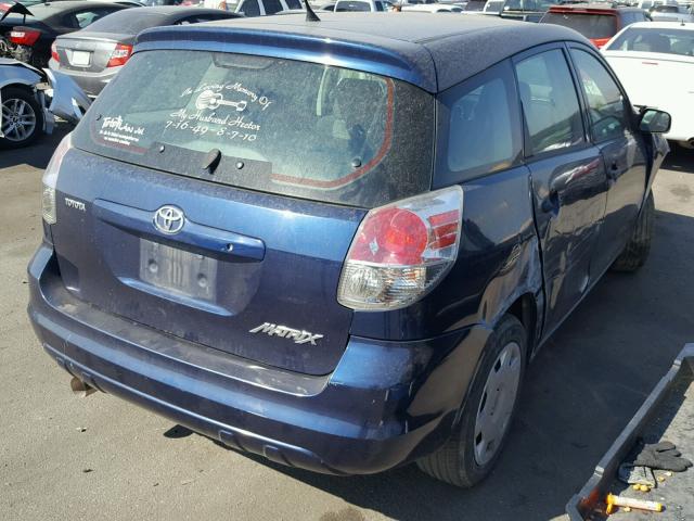 2T1KR32E07C672780 - 2007 TOYOTA COROLLA MA BLUE photo 4