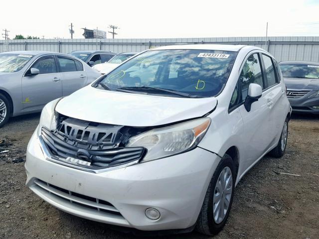 3N1CE2CP1EL405509 - 2014 NISSAN VERSA NOTE WHITE photo 2