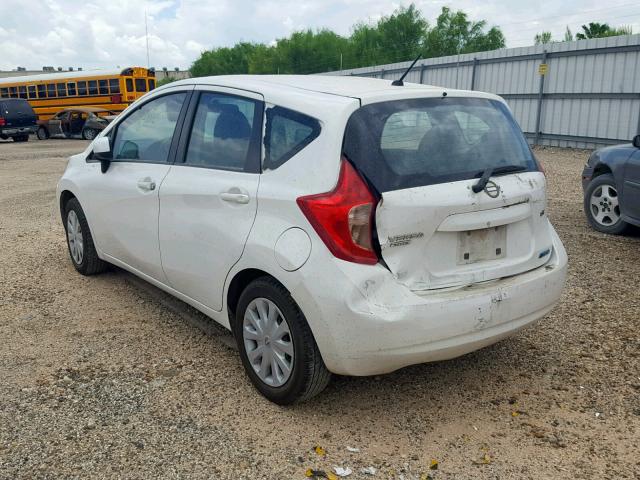 3N1CE2CP1EL405509 - 2014 NISSAN VERSA NOTE WHITE photo 3