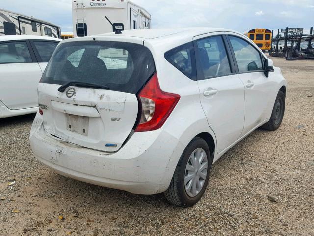 3N1CE2CP1EL405509 - 2014 NISSAN VERSA NOTE WHITE photo 4