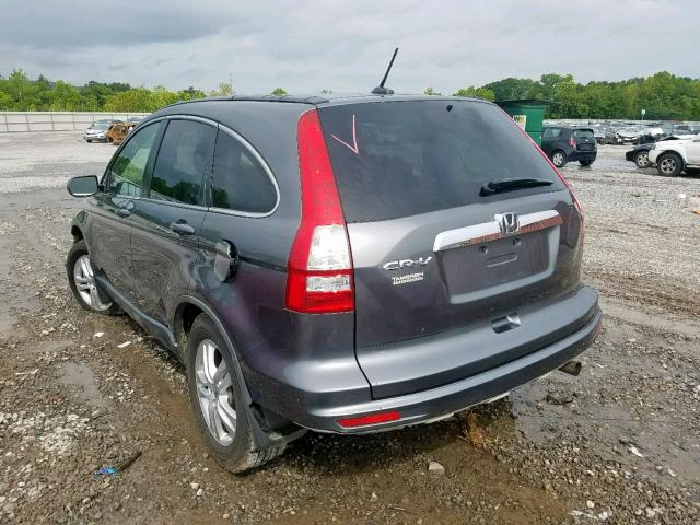 JHLRE3H75BC012208 - 2011 HONDA CR-V EXL CHARCOAL photo 3