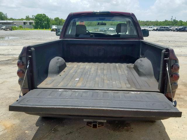 1D7HA16N65J537133 - 2005 DODGE RAM 1500 S MAROON photo 6