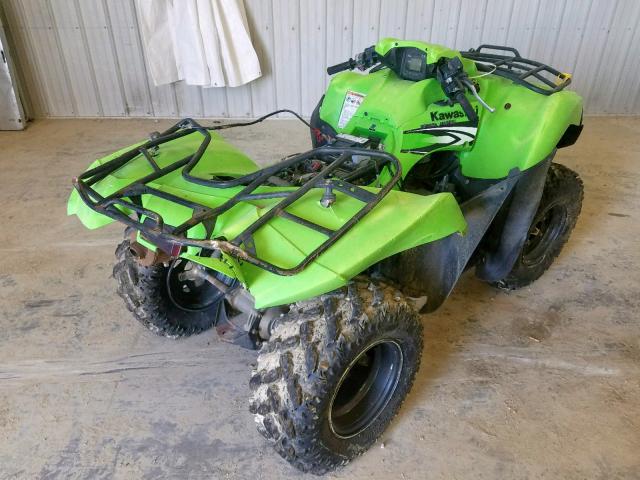 JKAVFED178B520887 - 2008 KAWASAKI KVF650 D GREEN photo 4