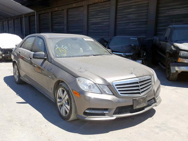 WDDHF2EB9CA529006 - 2012 MERCEDES-BENZ E 350 BLUE GRAY photo 1