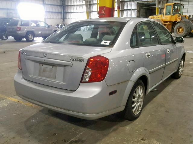 KL5JJ52Z44K978690 - 2004 SUZUKI FORENZA LX SILVER photo 4