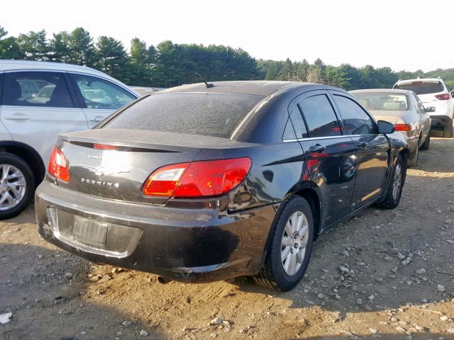 1C3LC46B49N503619 - 2009 CHRYSLER SEBRING LX BLACK photo 4