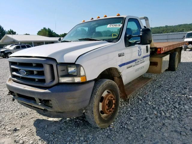 1FDAF56P14EA17690 - 2004 FORD F550 SUPER WHITE photo 2