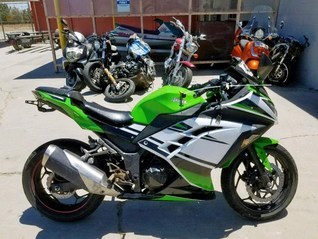 JKAEX8A1XFA012029 - 2015 KAWASAKI EX300 A GREEN photo 5