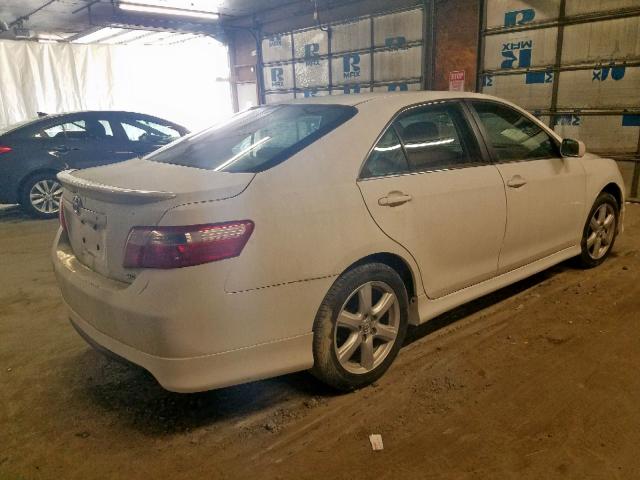 4T1BE46K27U706251 - 2007 TOYOTA CAMRY NEW WHITE photo 4