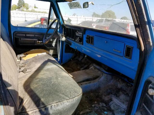 F10YKU45048 - 1974 FORD PICKUP BLUE photo 5