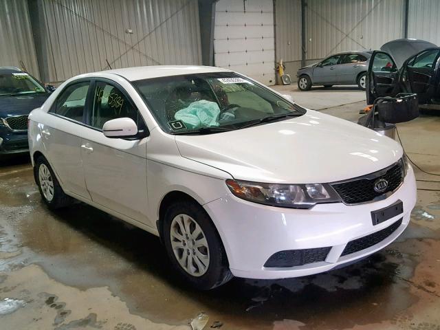 KNAFU4A26C5477400 - 2012 KIA FORTE EX WHITE photo 1