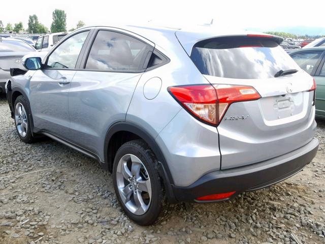 3CZRU6H56HM731002 - 2017 HONDA HR-V EX SILVER photo 3