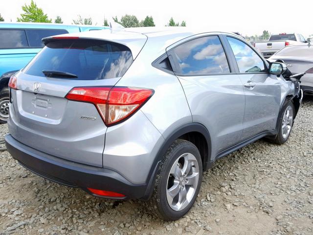 3CZRU6H56HM731002 - 2017 HONDA HR-V EX SILVER photo 4