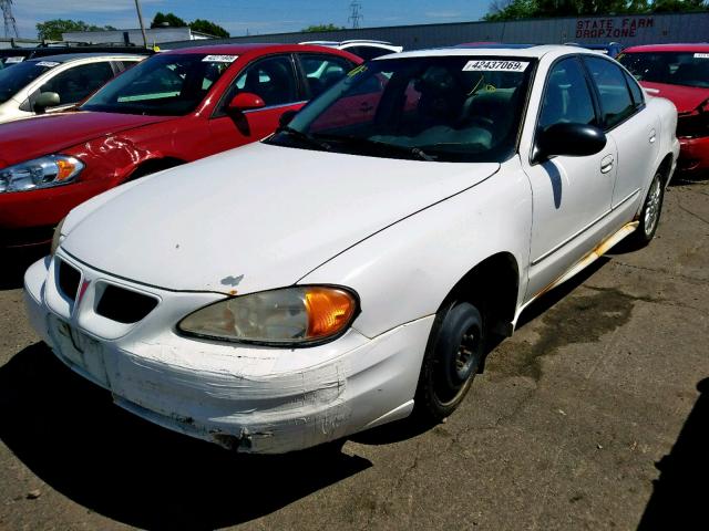 1G2NF52F03C146182 - 2003 PONTIAC GRAND AM S WHITE photo 2