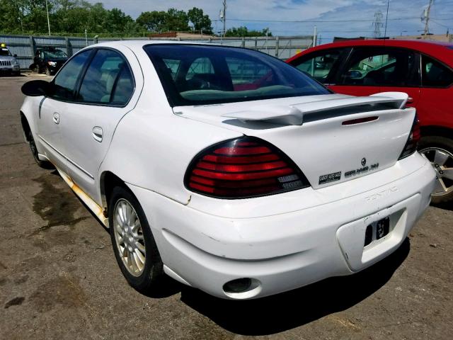 1G2NF52F03C146182 - 2003 PONTIAC GRAND AM S WHITE photo 3