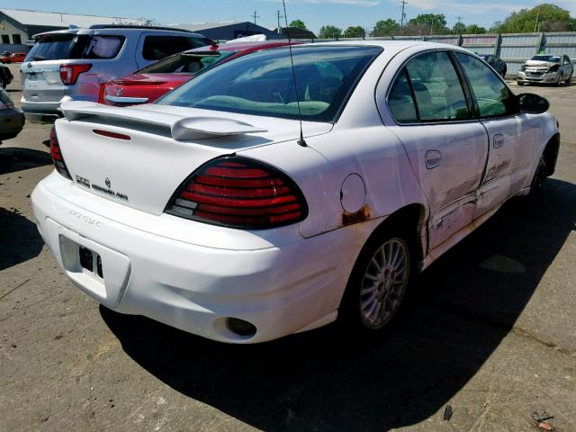 1G2NF52F03C146182 - 2003 PONTIAC GRAND AM S WHITE photo 4